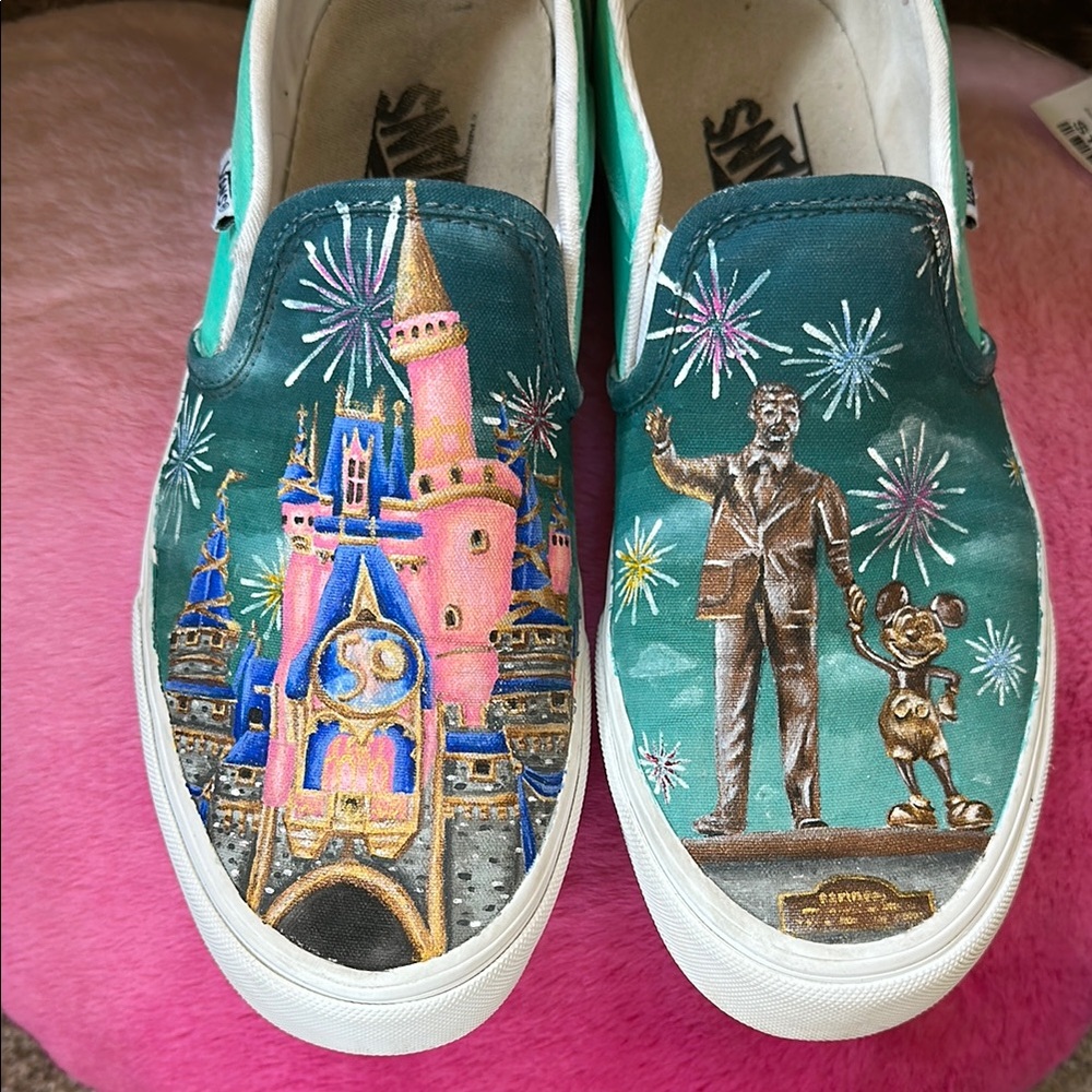 Vans Disney 50th Anniversary hand painted